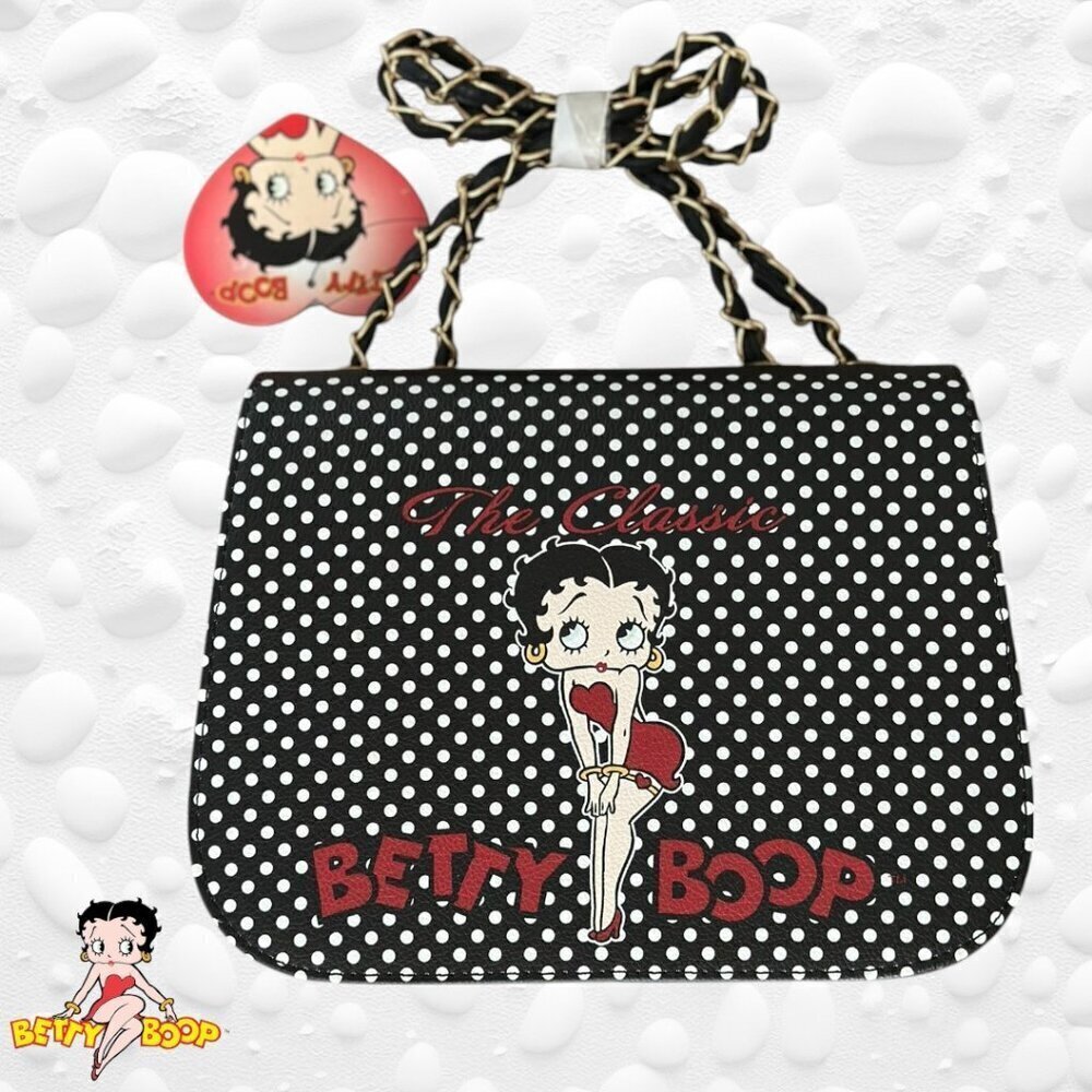 Betty Boop Polka Dot crossbody/handbag.  New with tags.  Versatile!